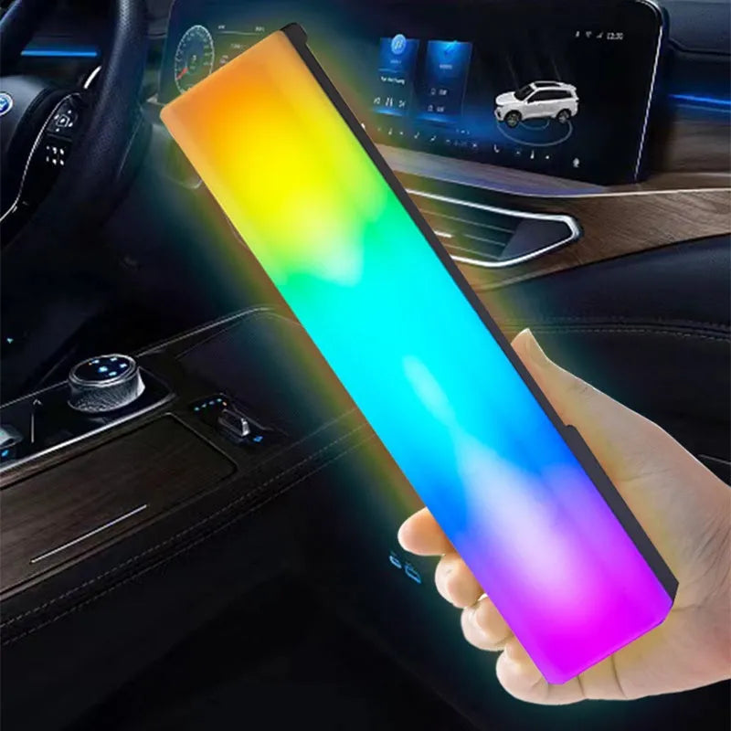 3D RGB light pick-up table top ambiance lamp with voice activation and USB power connection