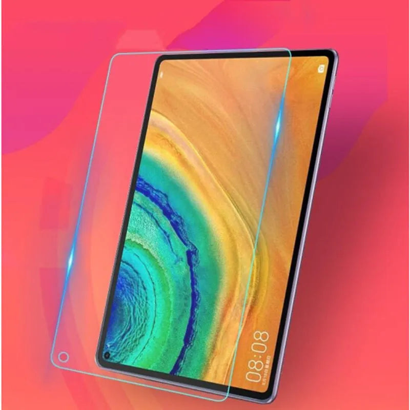 Huawei MatePad Pro 10.8 inch screen protector tempered glass film protective sticker for MRX-W09 tablet, also compatible with MatePad 10.4 inch and MatePad Pro 12.6 inch tablets with transparent flat tempered film