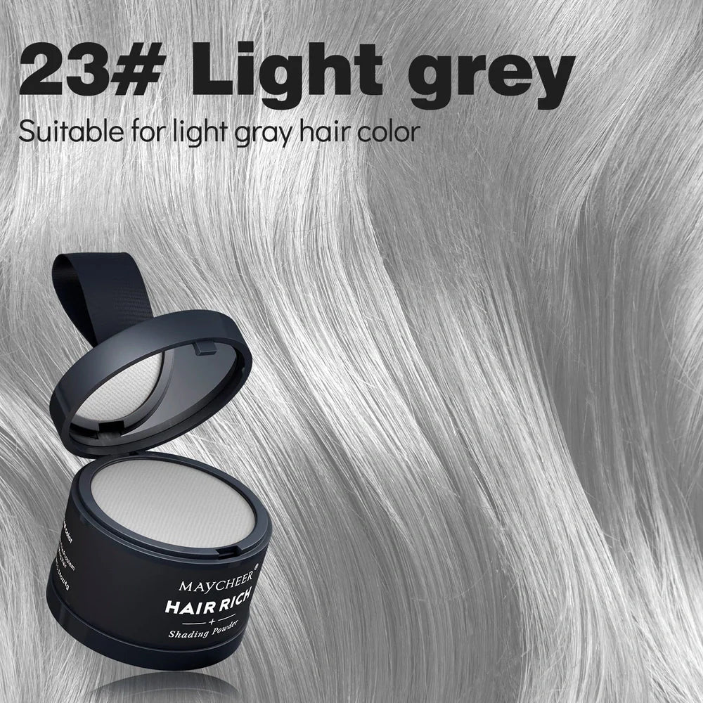 Hairline sculpting contour powder in plastic container with 4g content and waterproof properties