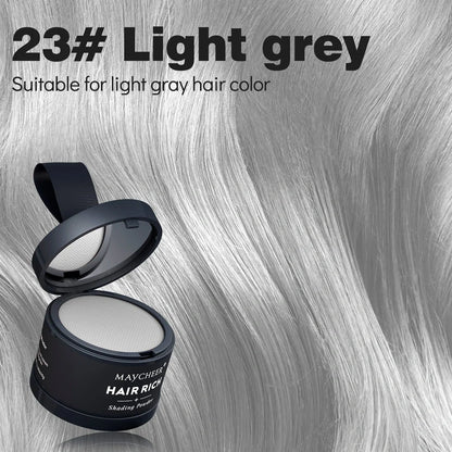 Hairline sculpting contour powder in plastic container with 4g content and waterproof properties