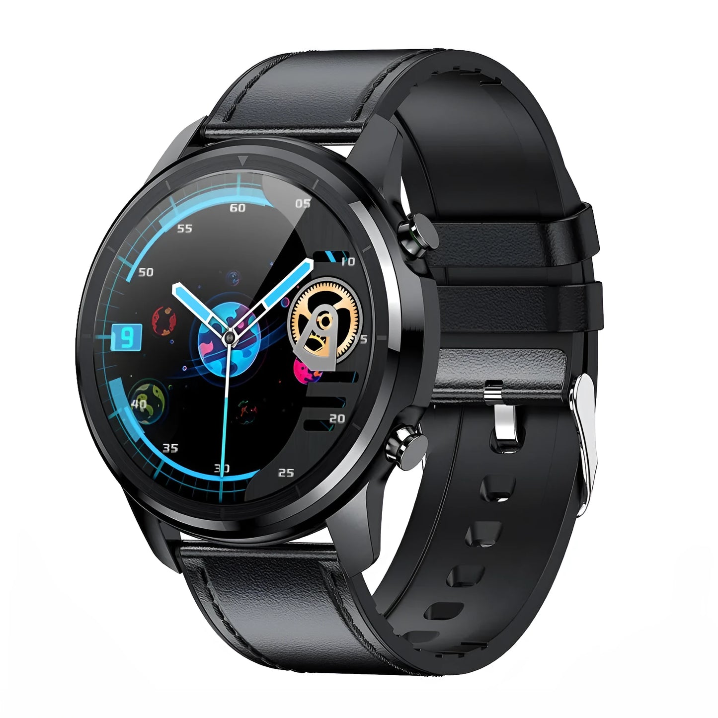 LEMFO LF26 smart bracelet showing its 1.3-inch colour screen, worn on a wrist.