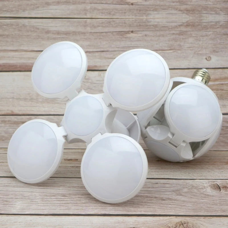 Foldable Leaf Light Football LED Light with cold and warm white options