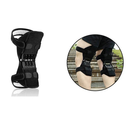 Breathable joint support knee pads with non-slip design for power lifting