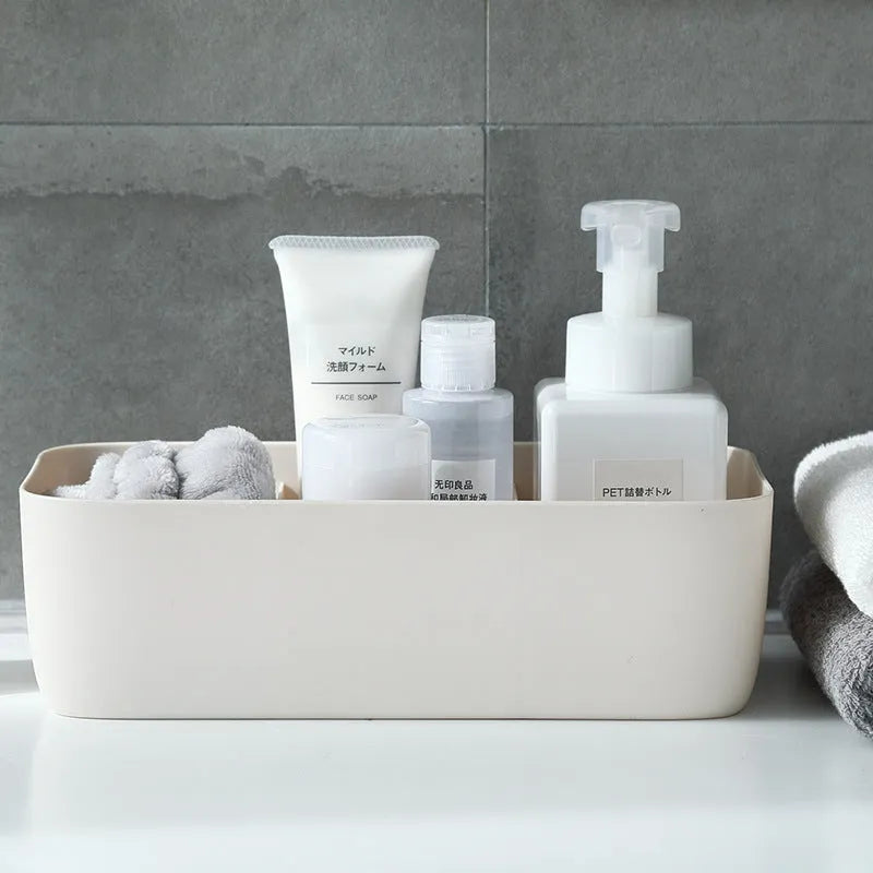 PP plastic drawer organiser box for socks and underwear storage in apricot colour