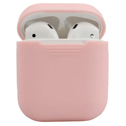 Silicone protective cover for AirPods 2 wireless earbud case in various colours