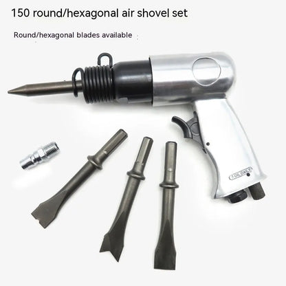 150mm pneumatic air hammer tool with hexagonal and round handle options for rust removal applications