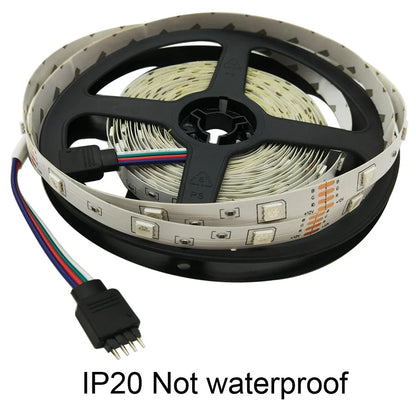 Premium RGB LED strip lights with customisable colour options and waterproof design