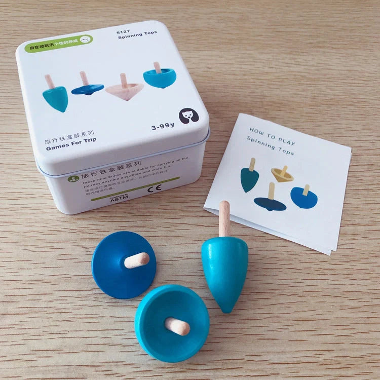 Wooden puzzle building blocks set for children's cognitive development and creative play