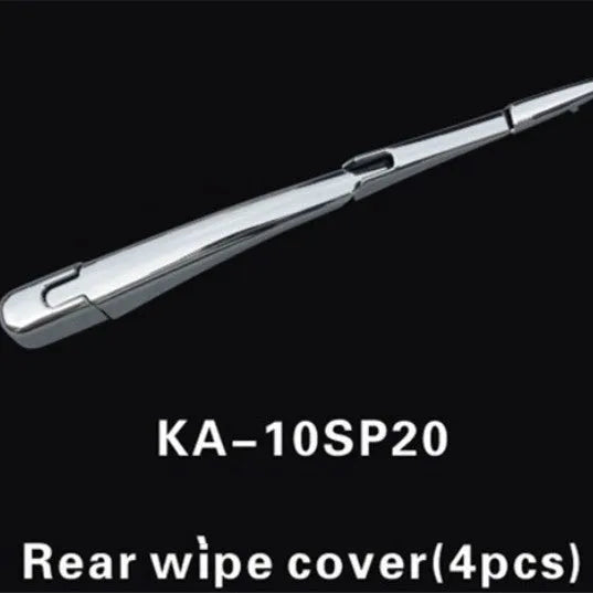 Hyundai rear wiper cover trim replacement strips in ABS plastic for 2010 models