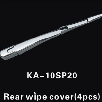 Hyundai rear wiper cover trim replacement strips in ABS plastic for 2010 models