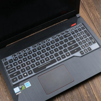 ASUS Flight 15.6-inch laptop keyboard protective film cover in translucent colour on keyboard