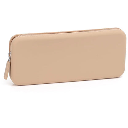 Silicone dustproof makeup brush storage bag in various colours with 20x8x2.5cm dimensions
