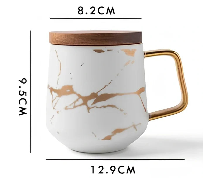 White ceramic coffee mug, 350ml capacity, 10cm tall with smooth style option for hot drinks