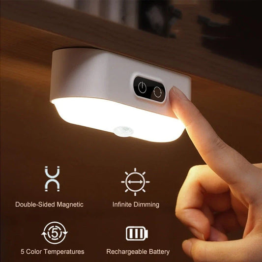 Sleek and versatile USB desk lamp with magnetic, dimmable, and multi-color features for modern workspaces and dorms