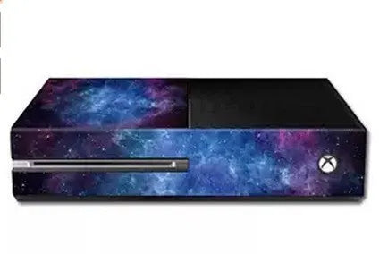 Xbox One film skin sticker decal wrap in blue colour with 12-wire thickness matt material for scratch-free protection and easy application