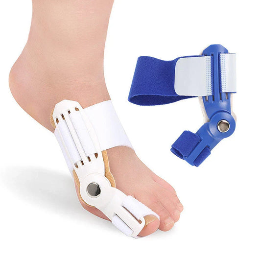 Comfortable bunion corrector sleeves with adjustable straps and arch support for foot pain relief