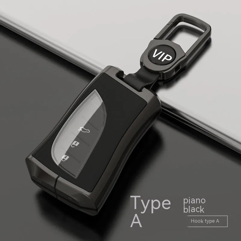 Zinc alloy and TPU Lexus car key case in multiple colours: black, white, brown, blue, green.
