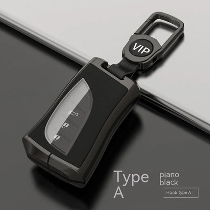 Zinc alloy and TPU Lexus car key case in multiple colours: black, white, brown, blue, green.