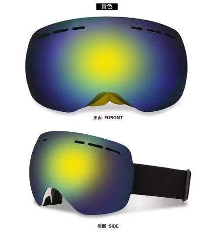 Professional ski goggles with anti-fog UV protection for winter sports