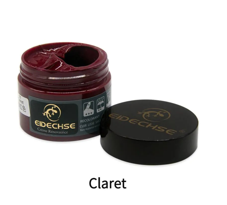 50ml leather repair cream colour restorer paste for car seats, sofas, shoes and wallets in multiple colours