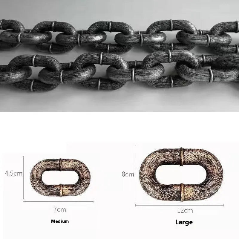 PP plastic dog leash in bronze, antique silver, or black with 1.5 m, 2 m, 3 m lengths and large or medium sizes for pets and video props