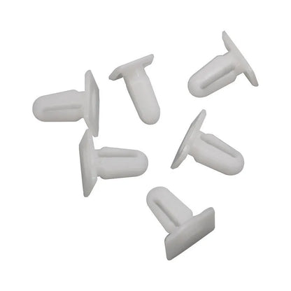 Pack of 60 D318 colour PA66 plastic automobile trim panel clips and fasteners.