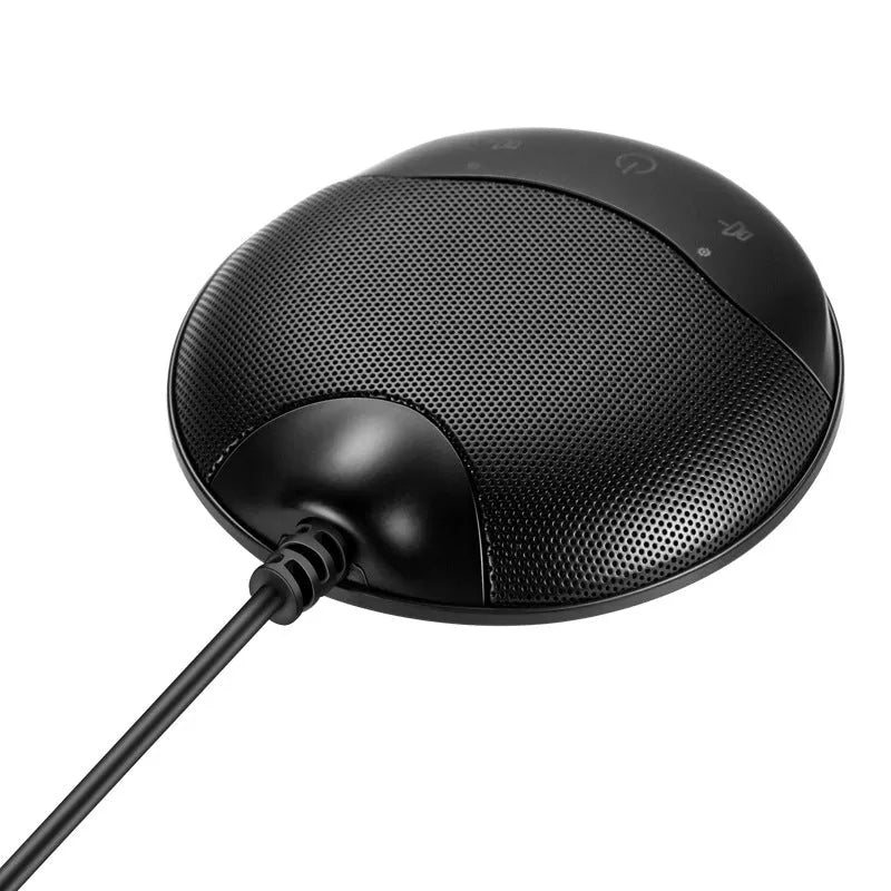 Black A7 USB condenser microphone for conference and recording