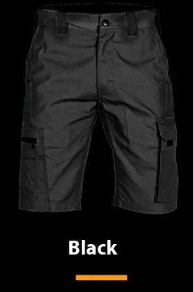 Elastic waist camouflage shorts in multiple colours including dark night and CP camouflage patterns