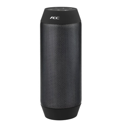 Mini portable Bluetooth stereo speaker with colour-changing lights in black or white options