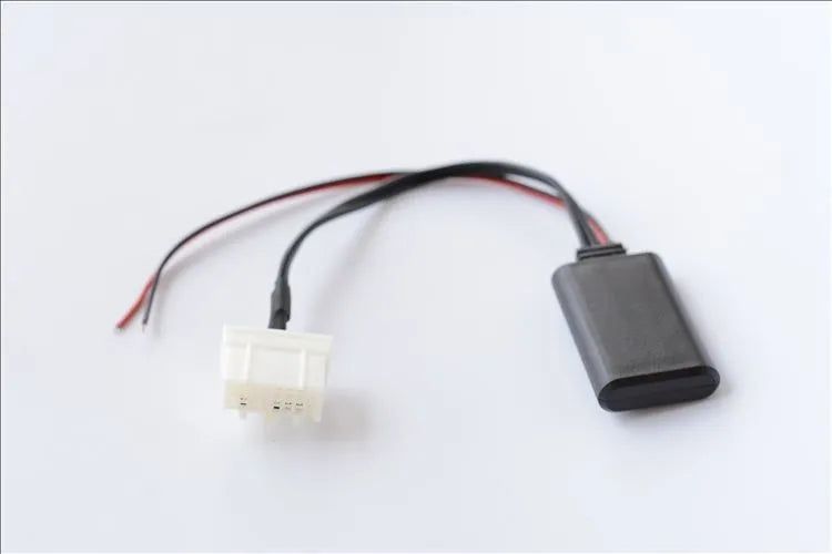 Black JieRui-BT 5908 Bluetooth audio cable for Mazda car models from 2006 onwards.