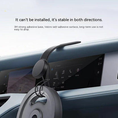 Versatile magnetic car phone holder with 15W wireless charging for iPhone 12, 13, and 14 series