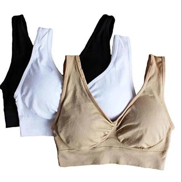 Comfortable women's yoga sports bra top for workouts and fitness activities