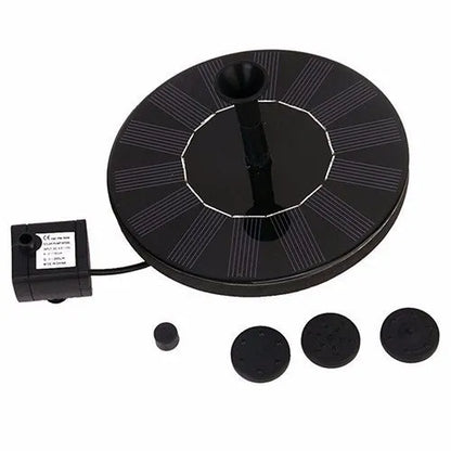 16cm circular solar fountain pump for garden water features
