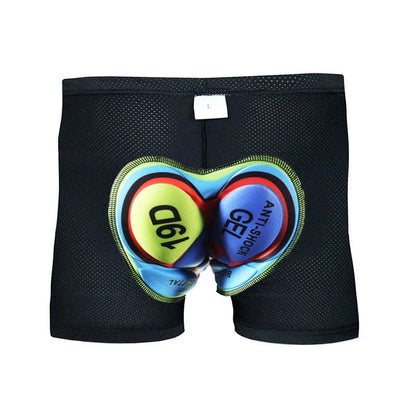 Cycling shorts with 3D gel pads for long-distance comfort and protection