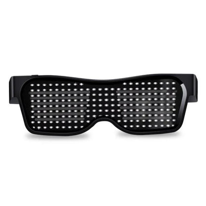 Multicolor LED Glasses with dynamic flashing lights, perfect for parties and events