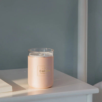 Compact USB-powered mist humidifier with mood light, available in fresh green, rose powder, and black colors