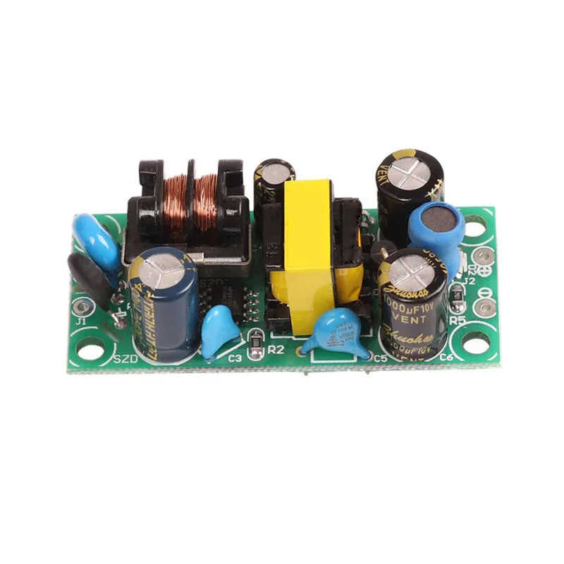 YS-U5S metal-cased switching power supply board module for AC to 5V DC conversion.