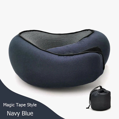 Comfortable U-Shaped Travel Neck Pillow in various colors, designed to provide superior neck support and relaxation during long journeys.
