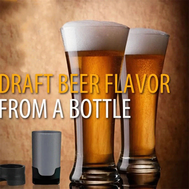 Portable Beer Foam Maker for creating draft beer flavour at home