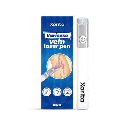 Varicose vein laser pen in ABS, compact handheld device for legs, arms and face, 1PC pack