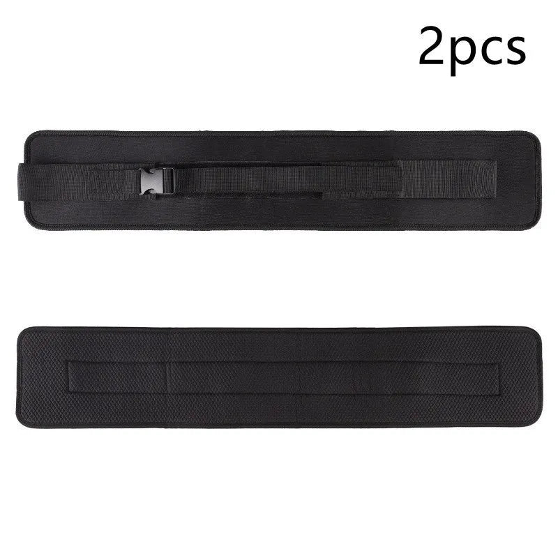 Black or pink weight-bearing hip bridge auxiliary strap fitness belt for lumbar support during dumbbell exercises