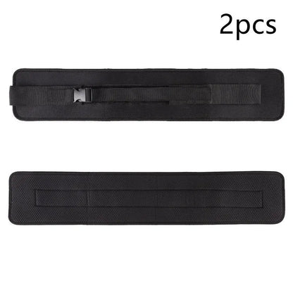 Black or pink weight-bearing hip bridge auxiliary strap fitness belt for lumbar support during dumbbell exercises