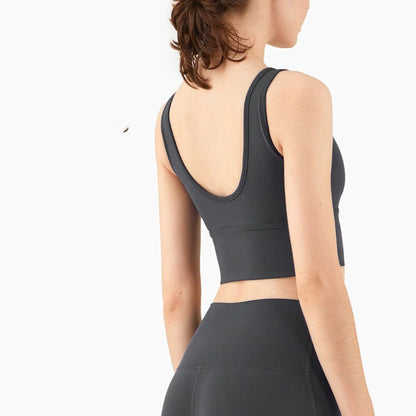 U-shaped back yoga underwear in various colours, showcasing breathable and stretchable fabric