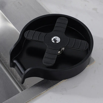 Stainless steel cup washer for home bar sink with sleek design