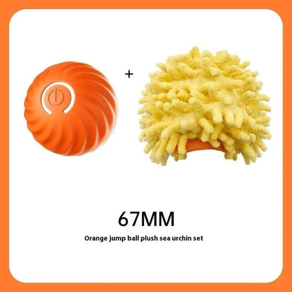 Durable rubber dog ball toys in bright colours for bite resistance and training