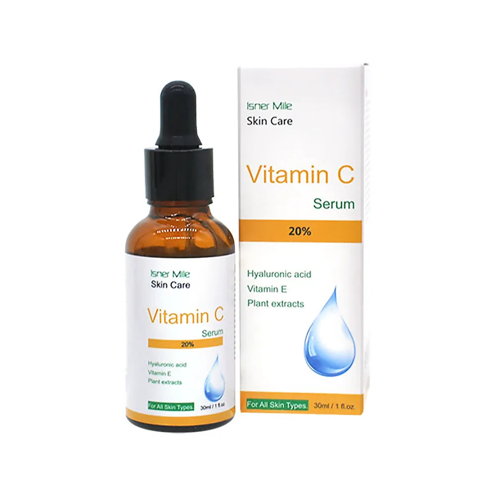 30ml vitamin C serum bottle for dull, uneven skin tone skincare