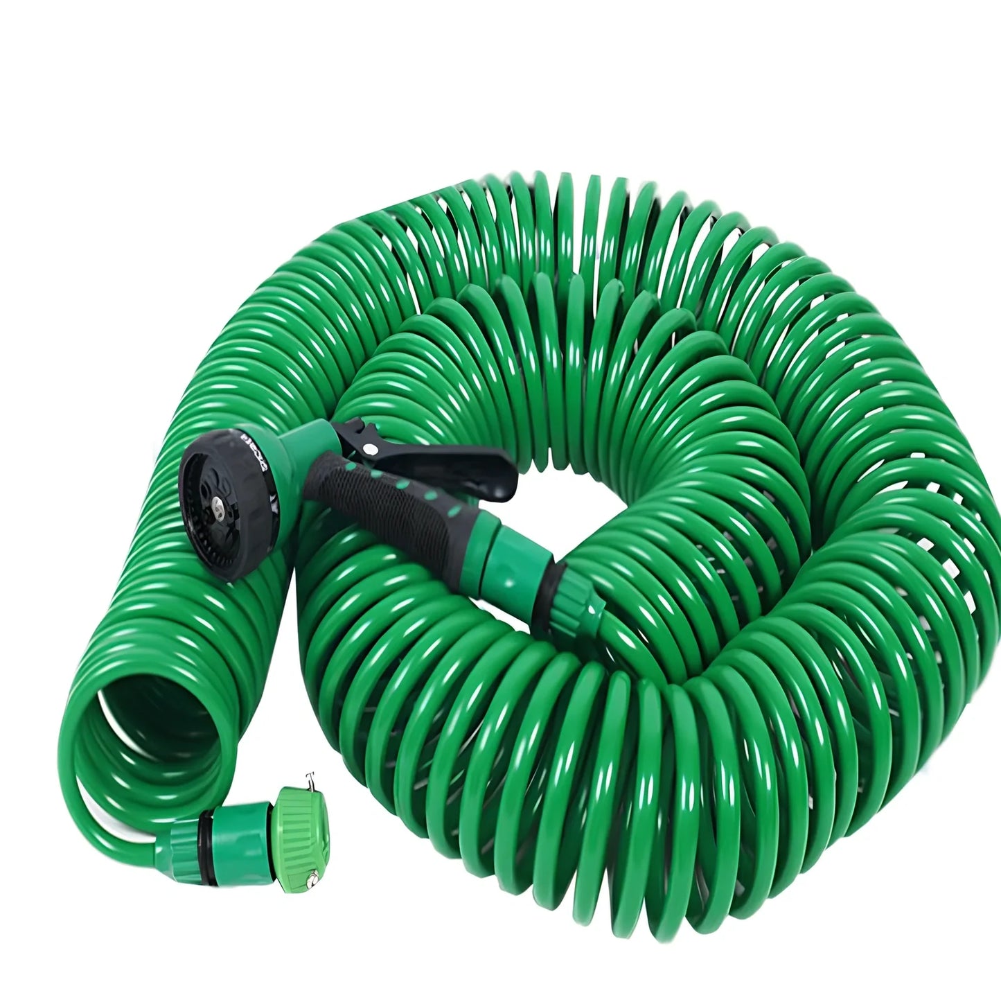 Garden telescopic hose sprinkler with ABS plastic gun head and adjustable water pressure control