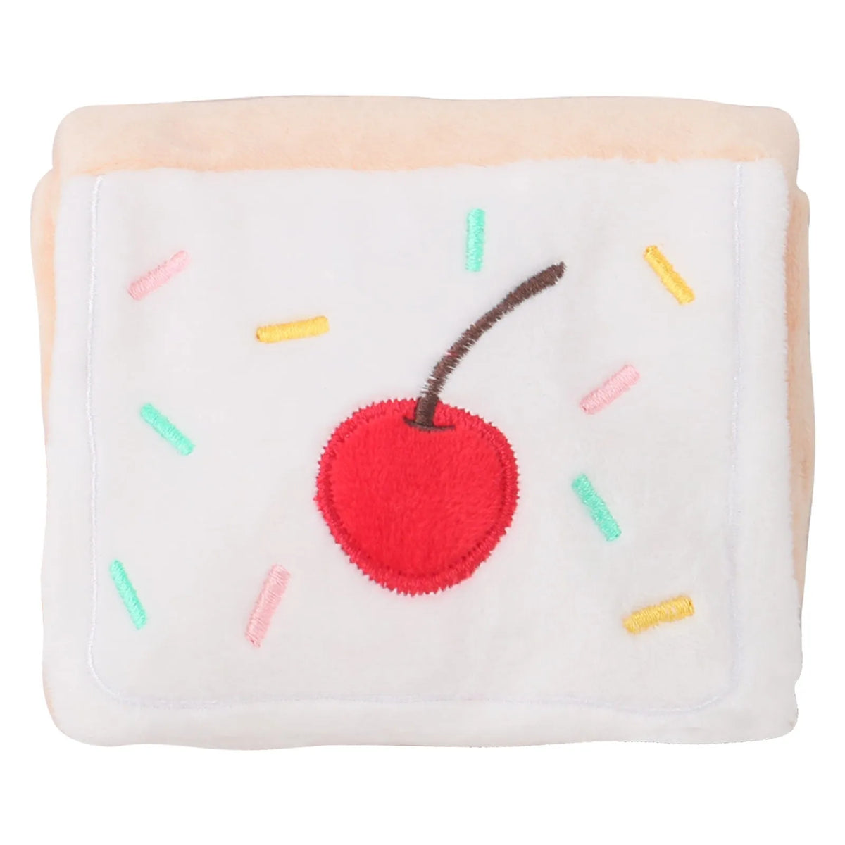 Plush snuffle mat dog toy for sniffing and foraging, available in brown, pink, and white
