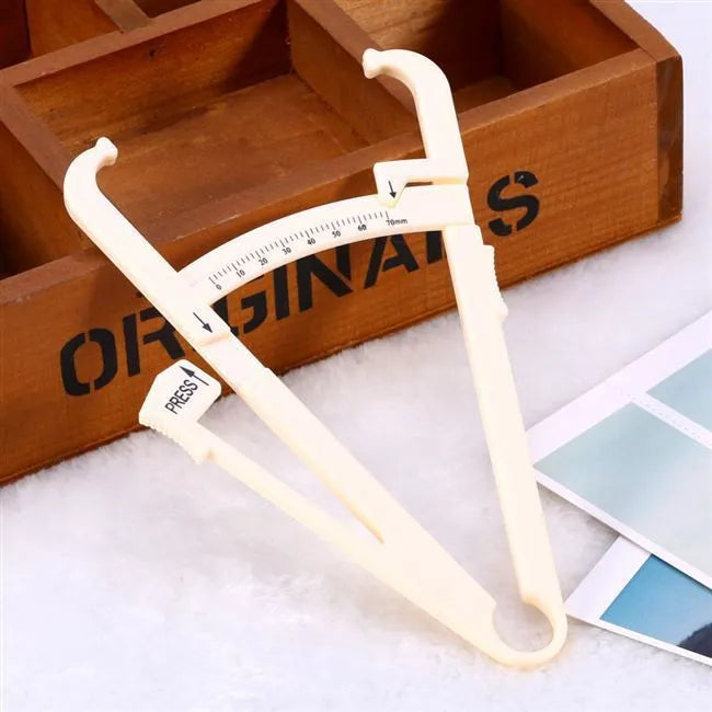 Acrylic fat caliper for body fat measurement with 200mm range