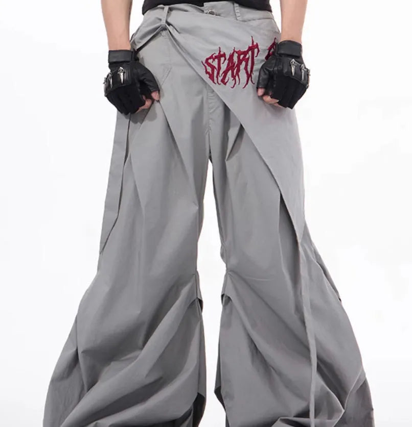 Boys' wide-leg summer pants in Korean style solid colours
